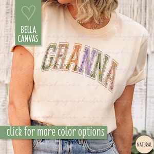 Floral Granna Shirt, Wildflowers Granna Shirt, Granna Shirt, Gift for Granna, Flowers Granna Tee 002721