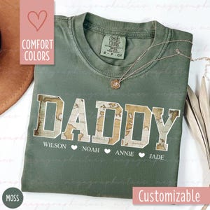 Chemise papa couleurs confort, chemise papa carte vintage personnalisée, chemise papa personnalisée, chemise nouveau père 003090