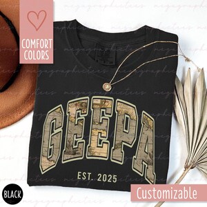 Chemise geepa couleurs confort, chemise geepa personnalisée, chemise geepa personnalisée, chemise grand-père carte vintage, nouvelle chemise grand-père 003084