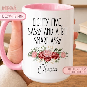 85th Birthday Mug, Personalized Birthday Gift, Custom Eighty Five Birthday Gift MD00187
