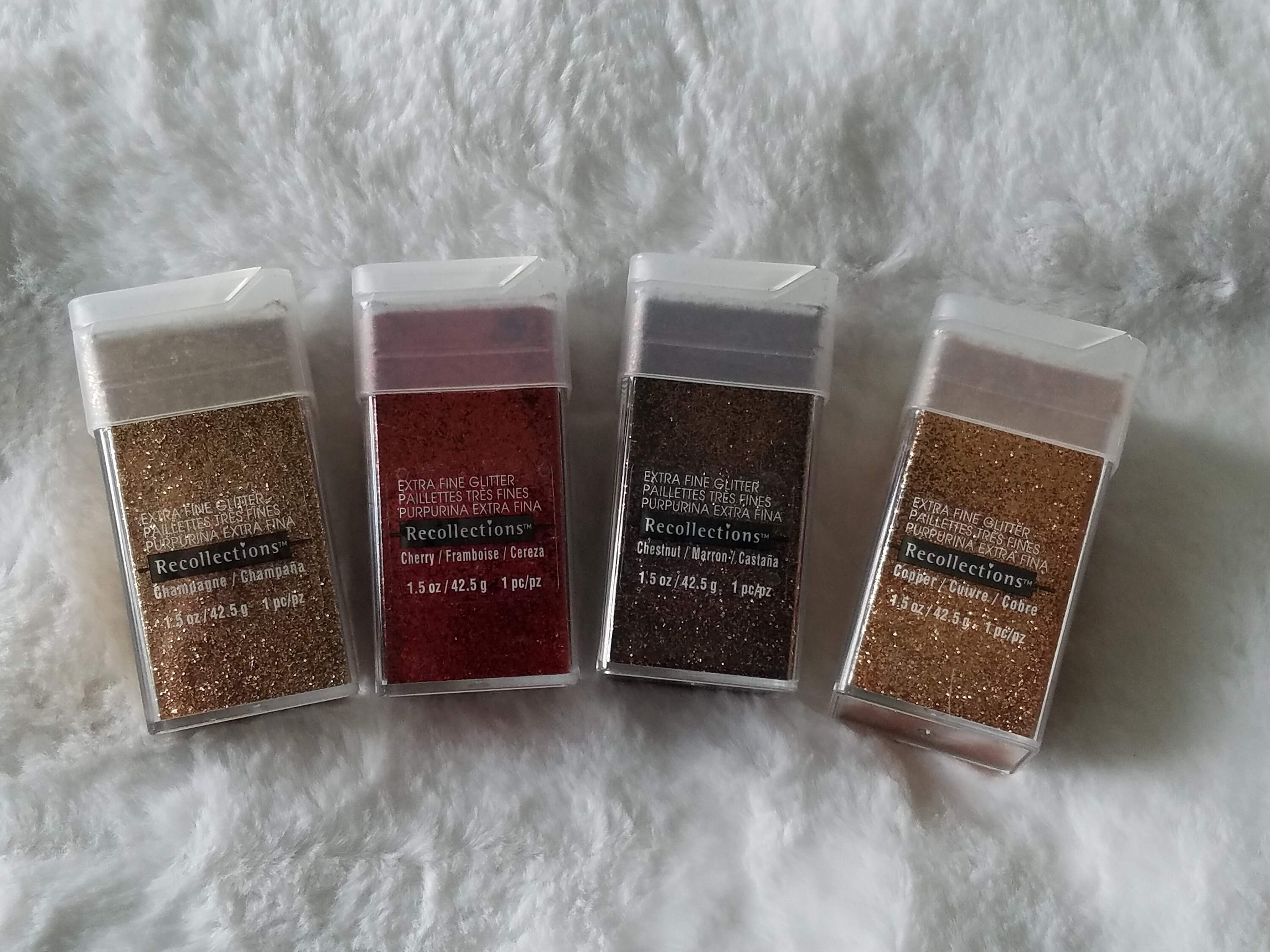 Assorted colors fine craft glitter .5 oz or 1 oz. Silver, Gold