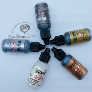 Ranger Tim Holtz Alcohol ink Mixatives 1/2 ounce/0.5oz - Multiple Colors In Drop Down Menu
