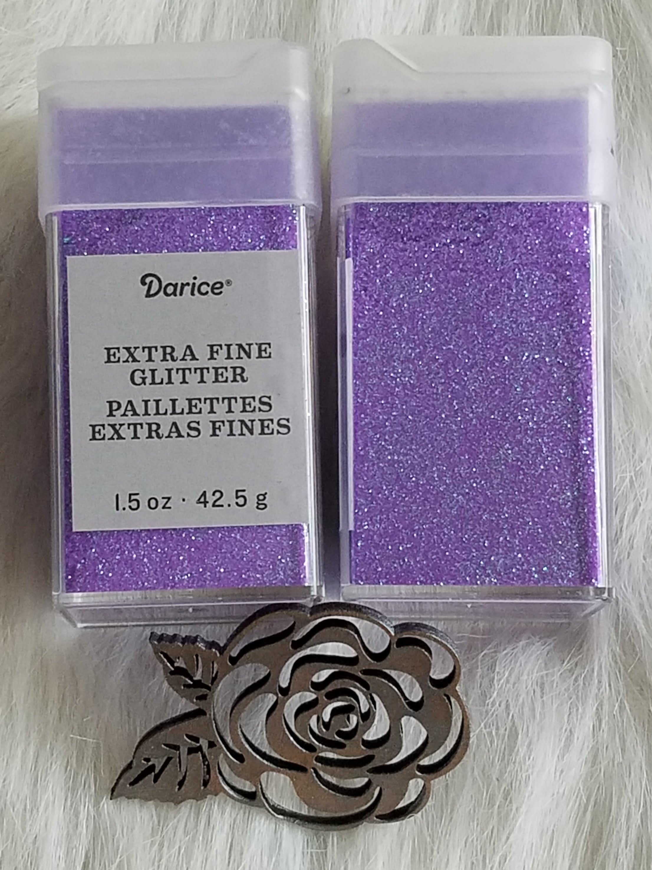 Darice Extra Fine Glitter 4.58oz 10-color Set Compare With Recollections Extra  Fine Glitter Line identical 