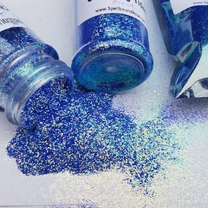 Changing Tides || Color Shift Fine Glitter (.015), Blue to Purple Glitter, Solvent Resistant, 2oz by weight