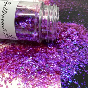 Color Shift Glitter Shards, Lila zu Blau Glitter, Glitzerflocken, Shard Glitter, &quot;Cabriole&quot;