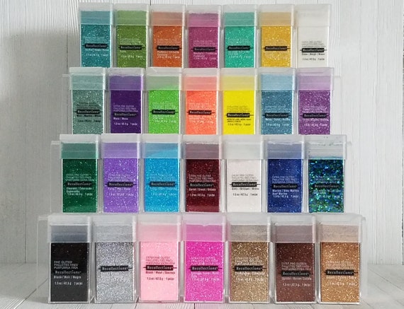 Recollections Extra Fine Glitter 1.5 Oz Various Colors Choices Glitter for  Tumblers, Glitters for Cups, Recollections Glitter 