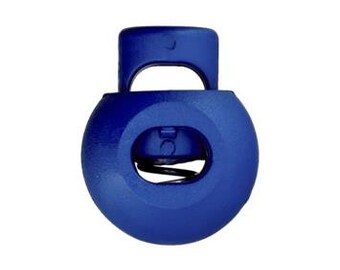 0,90 EUR/Stk. Kordelstopper rund 20mm Blau