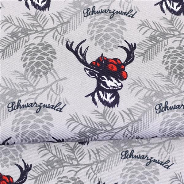 Twill Canvas Schwarzwaldliebe Black Forest Deer