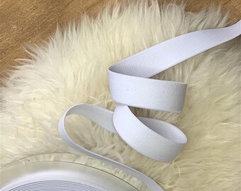 Rubber band 25mm soft Juno White