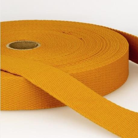 Sicherheitsgurt Beige/Gold 48 mm, Meterware, 2900 daN, Polyester Gurt Band  NEU