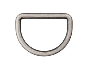 0,70 EUR/Stk. D-Ring 15mm Altsilber