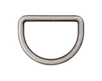 D-Ring 25mm Altsilber