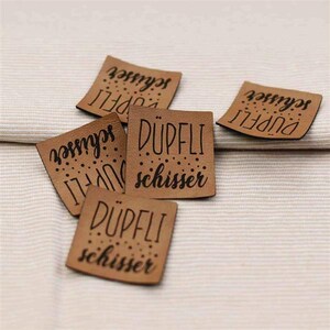 Labelpatch, imitatieleer, Alemannisch dialect, Düpflischisser