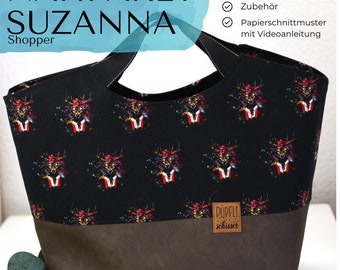 39,00 EUR/Stk. Nähpaket Shopper Suzanna Fancy Deer Black