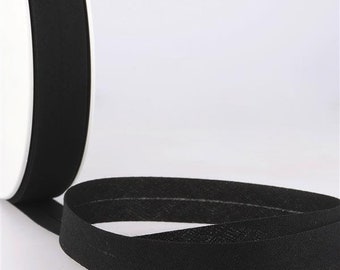 1,30 EUR/m Schrägband Nino 27mm Schwarz