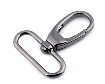 2,00 EUR/Stk. Karabiner 38mm Oval Anthrazit