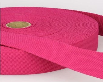 1,90 EUR/m Gurtband Baumwolle Roger 25mm Pink