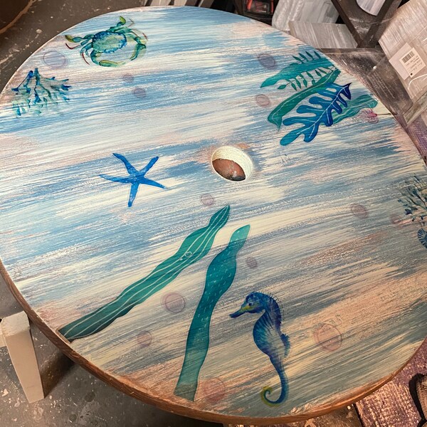 Patio Table Lazy Susan With Umbrella Hole - Etsy