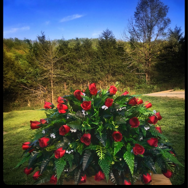 Headstone Flowers Etsy