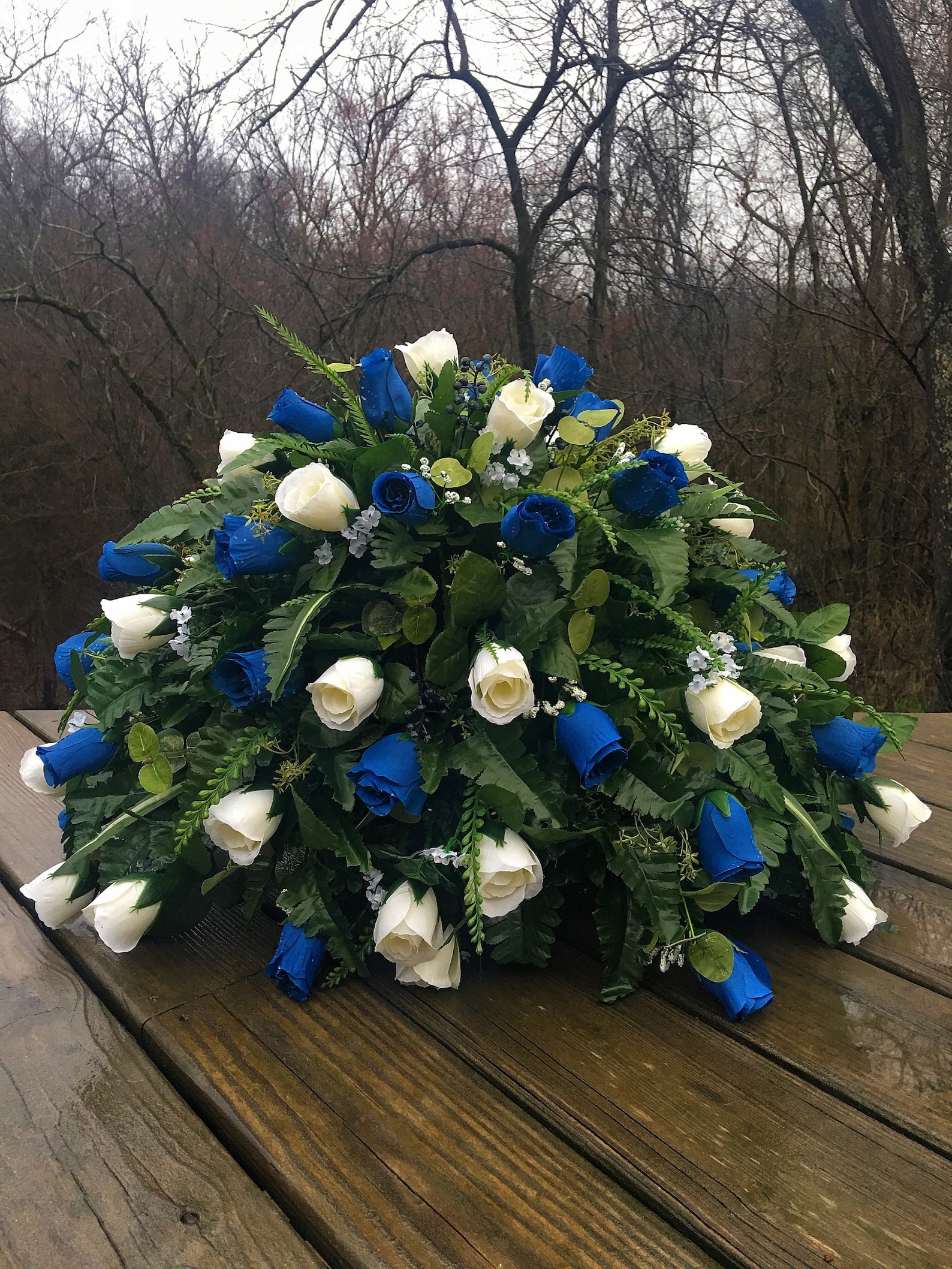 Headstone Saddle Cemetery Flowers Grave Saddle Cemetery Etsy