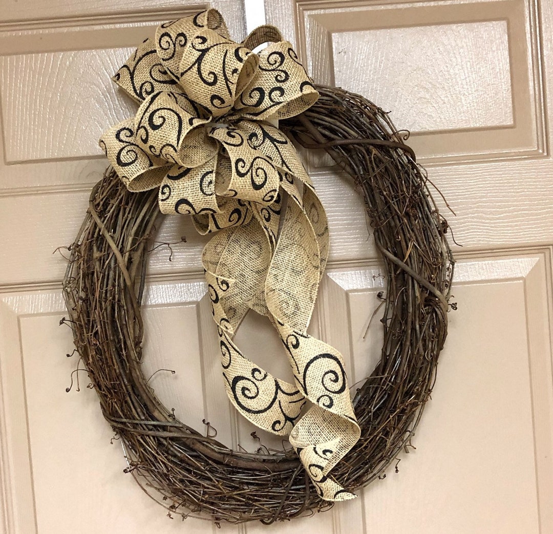 Front Door Wreath, Grapevine Wreaths, Year Round Wreath, DIY, Spring