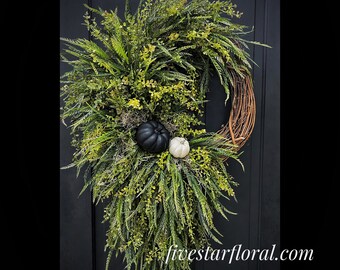 Fall Wreath, Autumn Wreaths, Everyday Wreaths, Hydrangea Wreath, Front Door Wreaths, Farmhouse Decor, Housewarming Gift, Unique, Home Decor