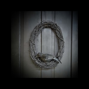 Halloween Wreath, Gothic Home Decor, Wall Decoration, Black Home Decor, Halloween Door Decoration, Goth, As Seen on TV