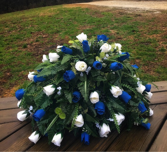 Headstone Saddle Cemetery Flowers Grave Saddle Cemetery Etsy