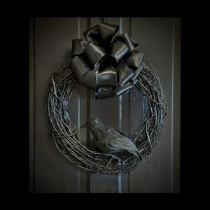 Halloween Wreath, Gothic Home Decor, Wall Decoration, Black Home Decor, Halloween Door Decoration, Goth, As Seen on TV