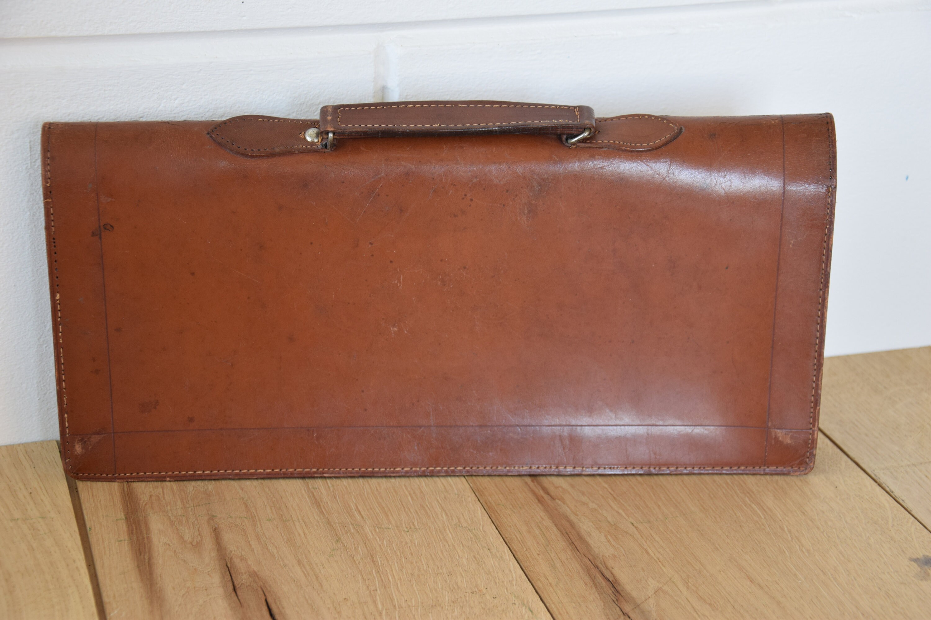 Rare Antique Leather Briefcase RESTORED Maker BIE & SCHIOTT Etsy