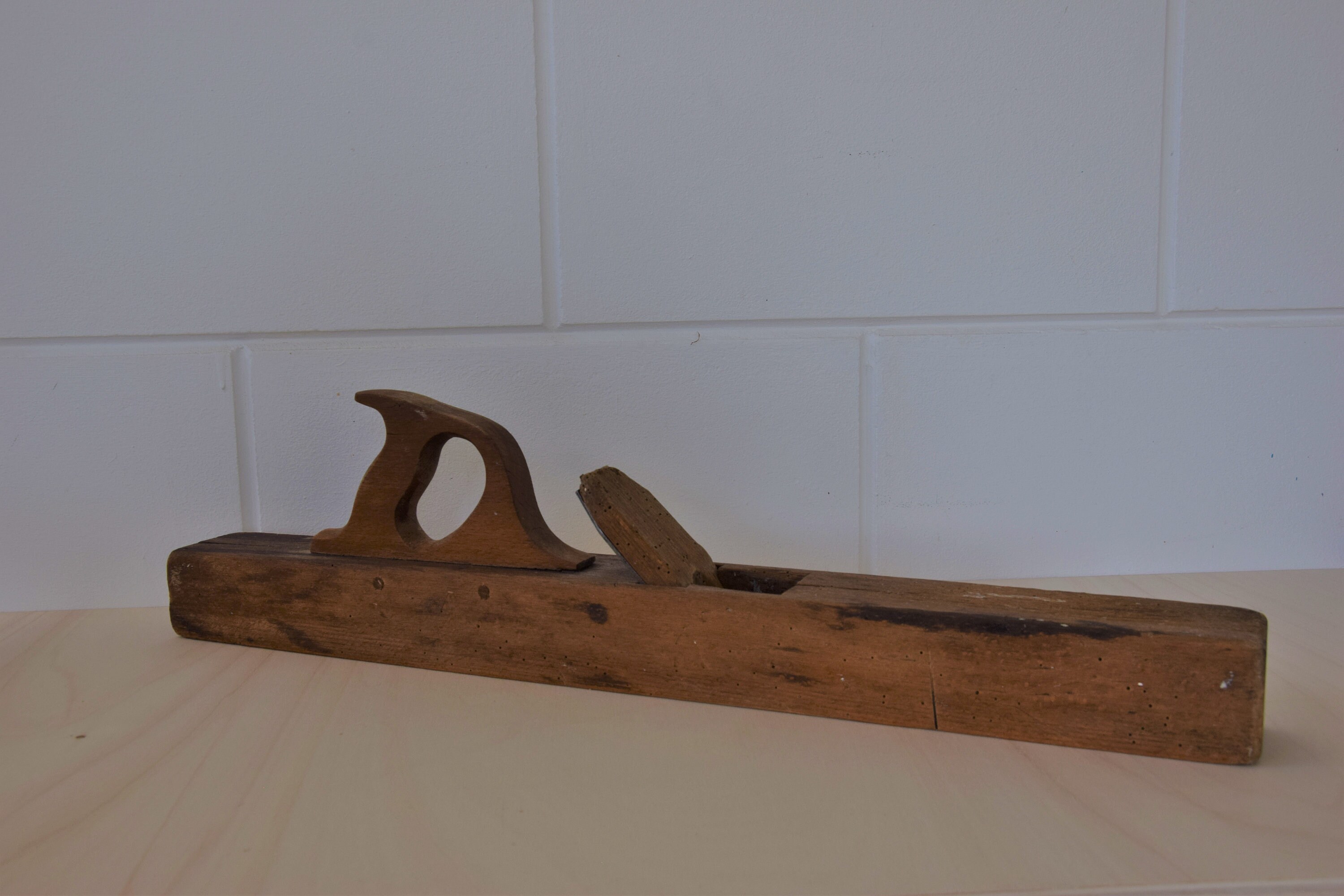 Antique Woodworking Jointer Plane 1920s RESTORED Dutch Wooden Etsy UK