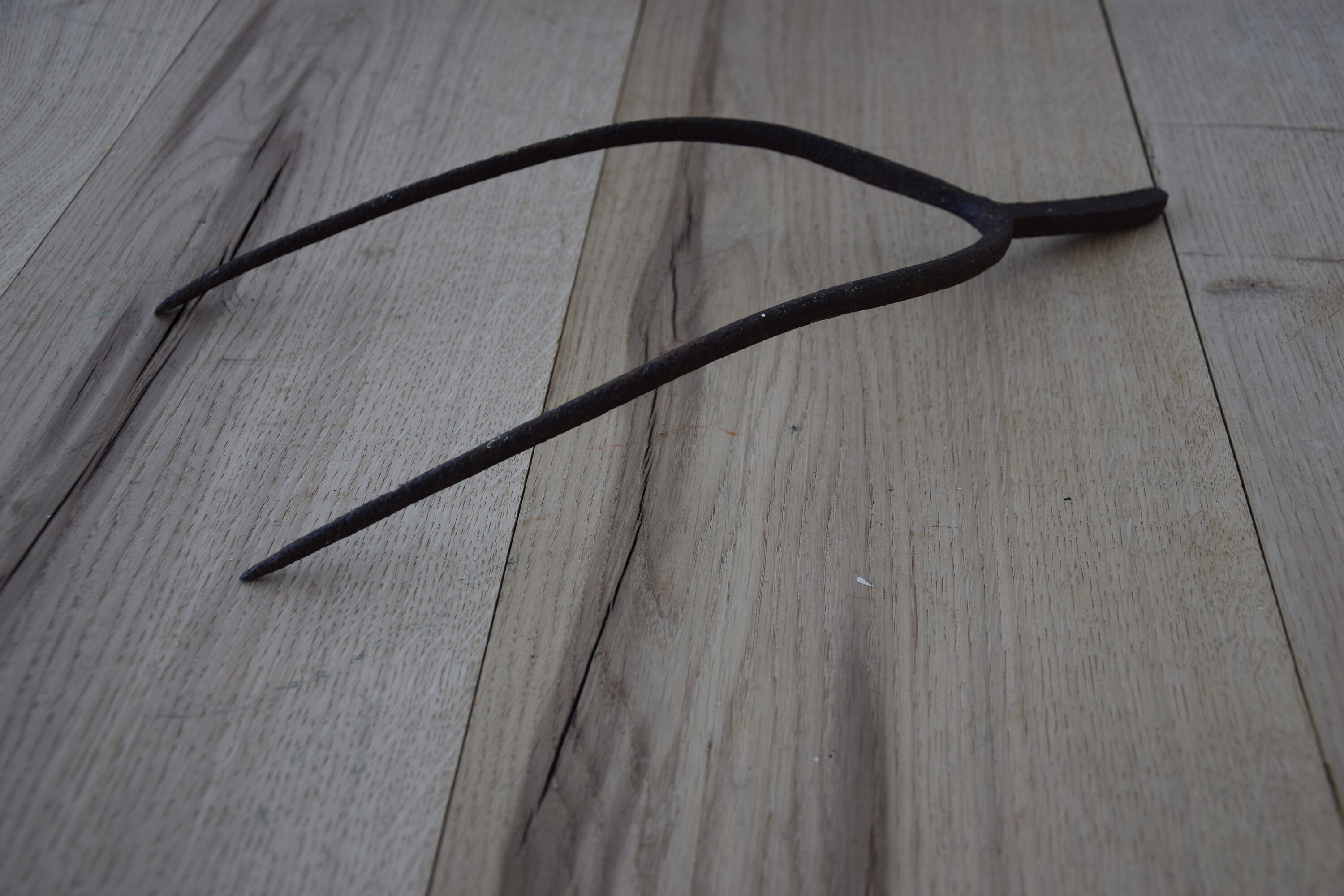 Antique 2 Prong Hay Fork Head 1900s Primitive Cast Iron Pitch Etsy
