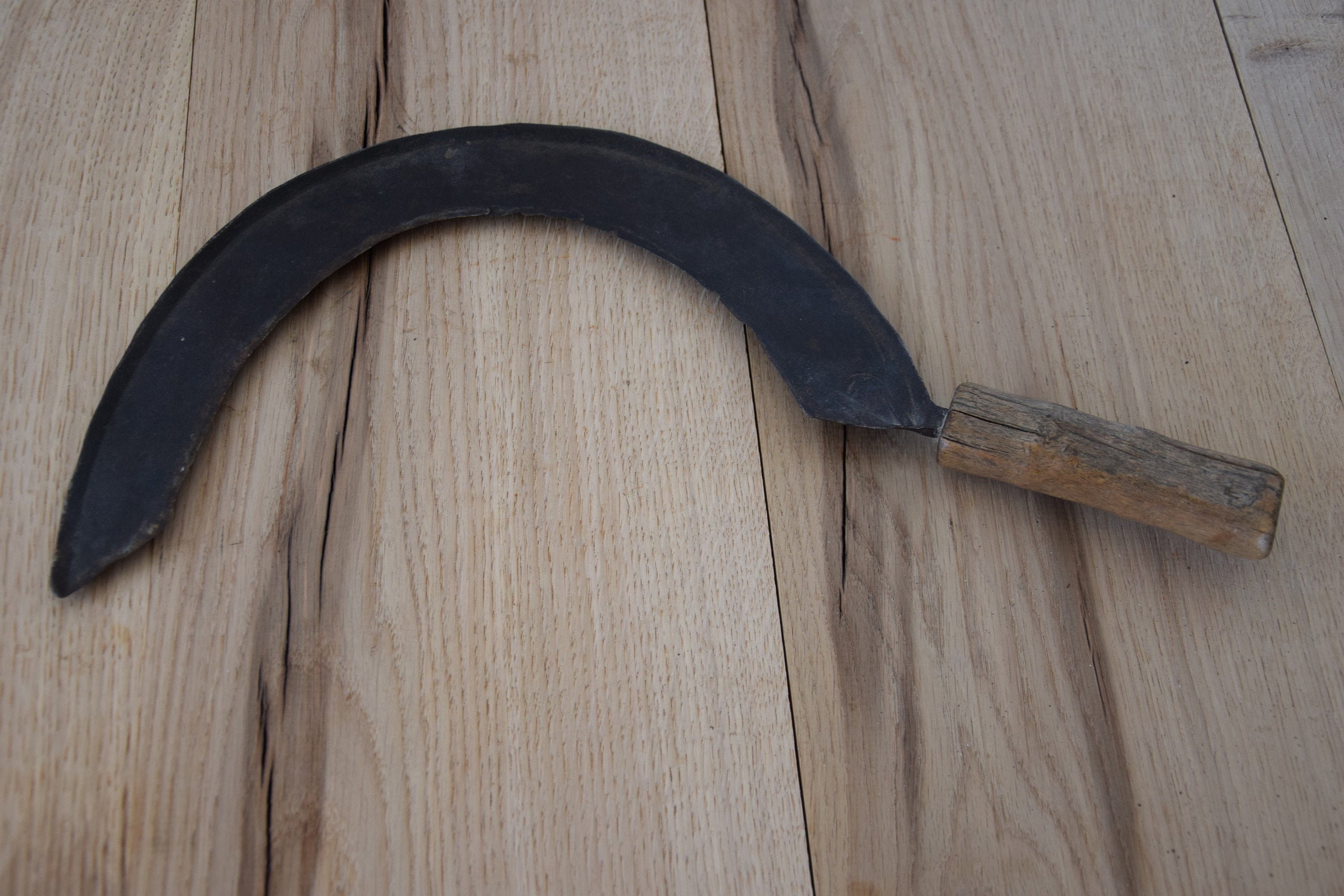 antique hand sickle