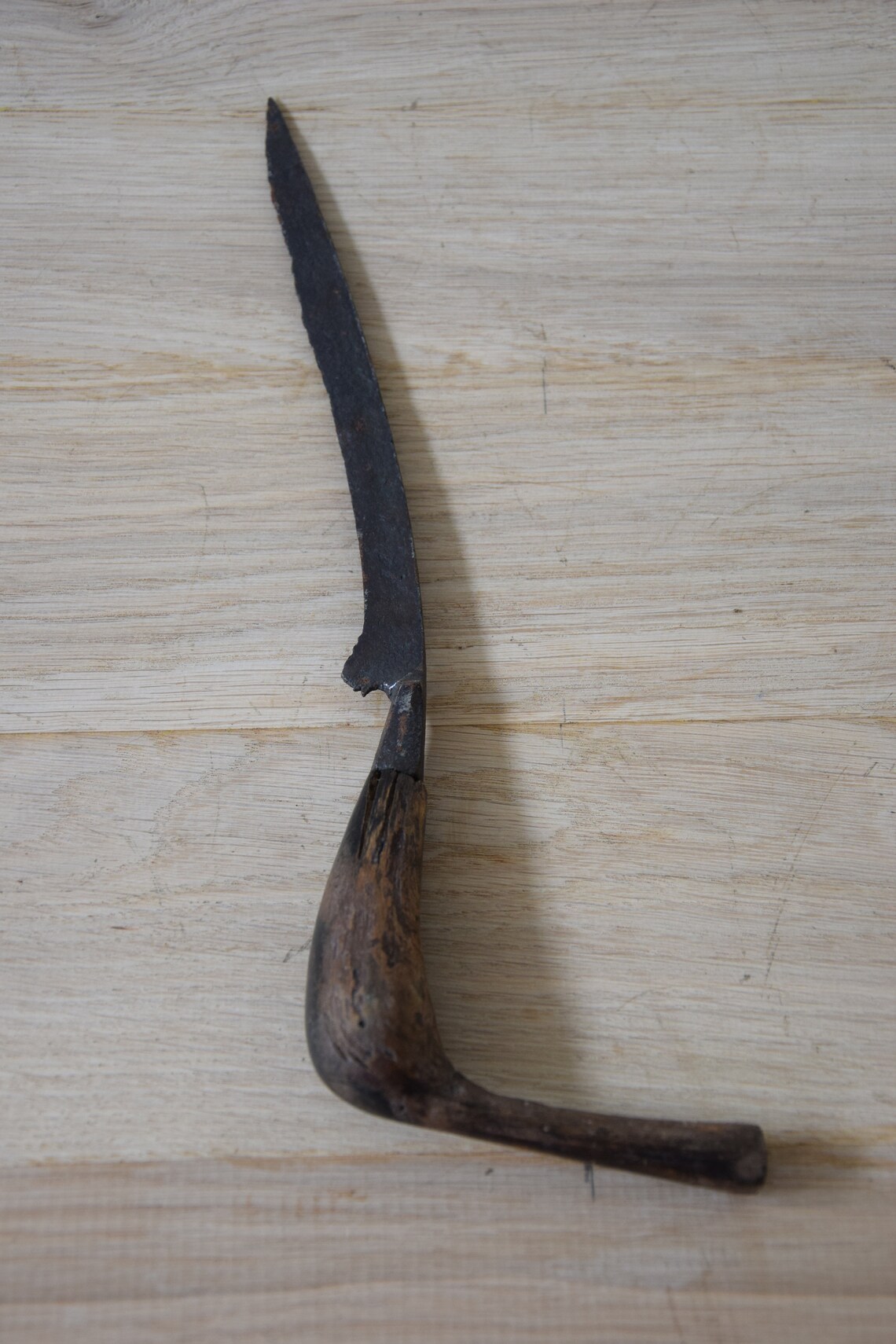antique hand sickle
