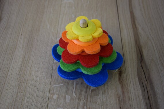 flower stacking toy