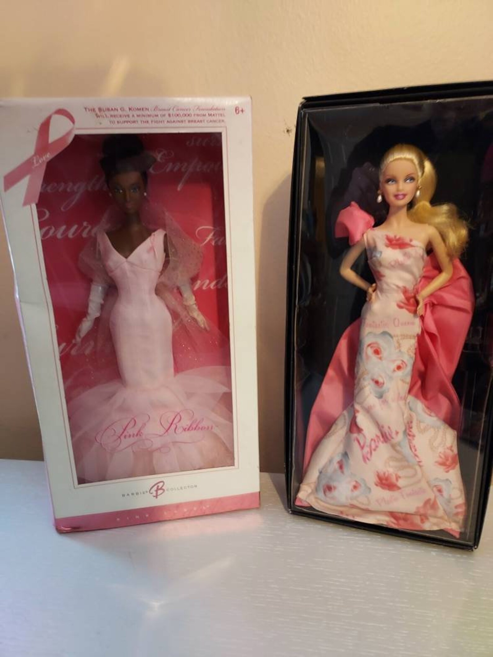 Pair of Pink Label Barbies - Etsy