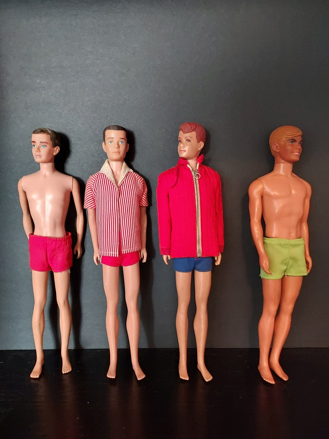 4 Vintage Ken Dolls Etsy
