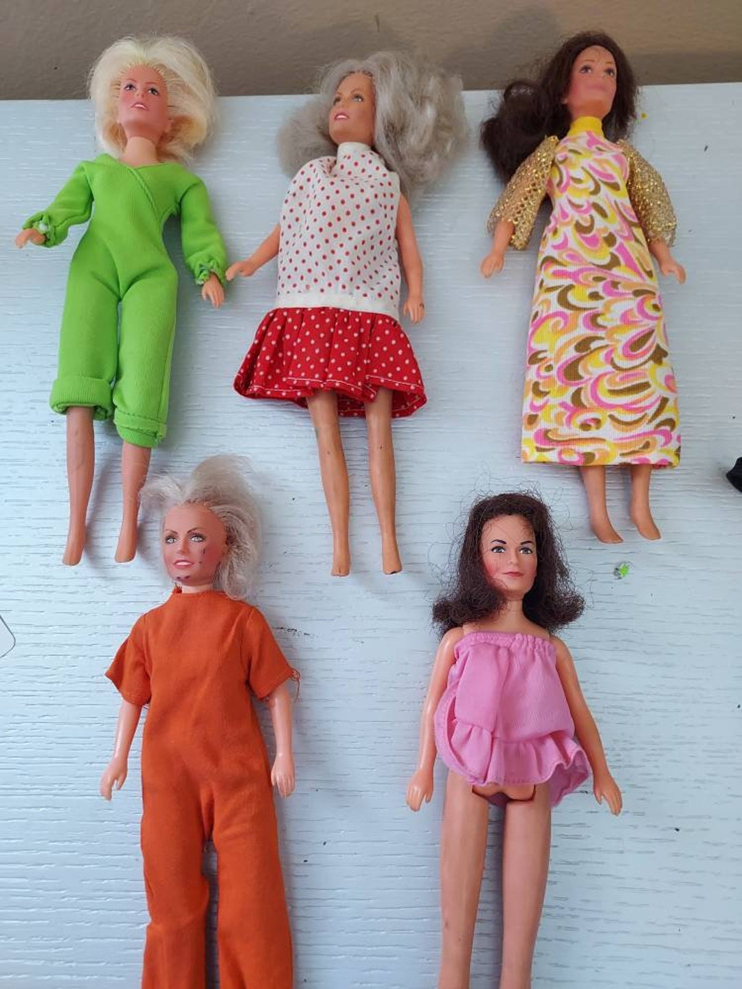 5 Vintage Charlie's Angels Doll 1977 Etsy