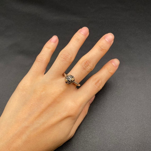 Pandora gold leaf ring deals