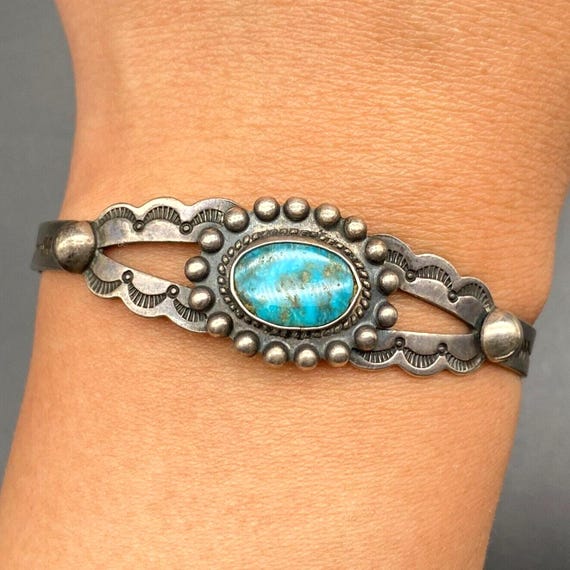 ヴィンテージ ナバホ族 ネイティブ ターコイズ アロー