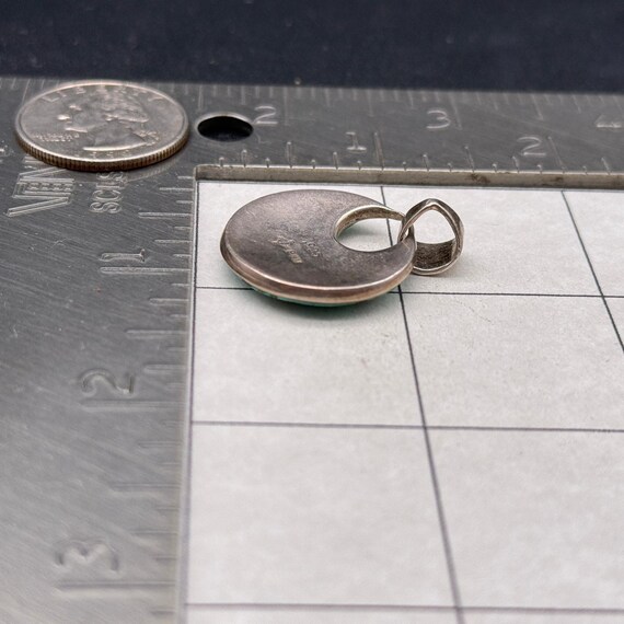 Vintage Southwestern Turquoise Sterling Silver Pe… - image 6