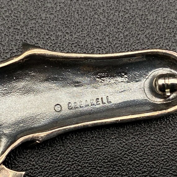Vintage Corn Sterling Silver Pin Brooch - image 9