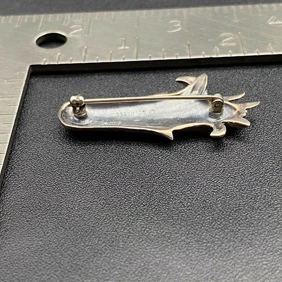 Vintage Corn Sterling Silver Pin Brooch - image 7