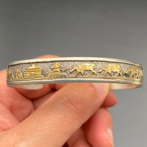 Native Tom & Sylvia Kee Navajo Gold-filled Sterling Silver