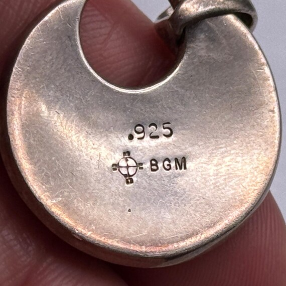 Vintage Southwestern Turquoise Sterling Silver Pe… - image 7