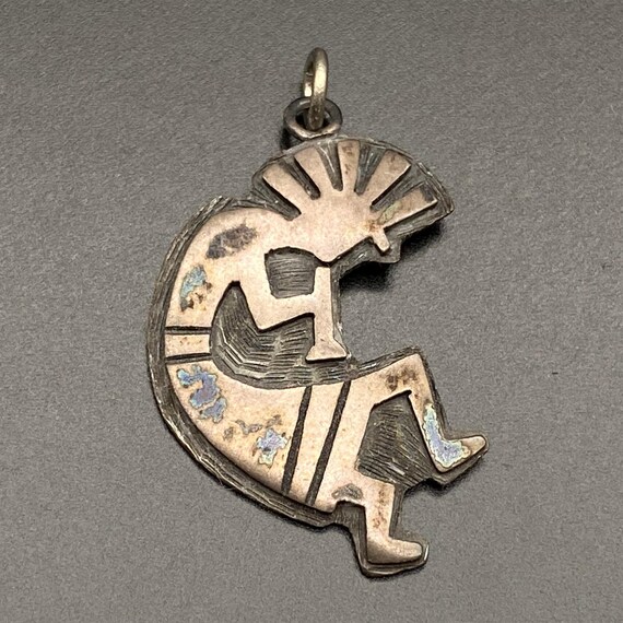 Vintage Southwestern Kokopelli Sterling Silver Pe… - image 1