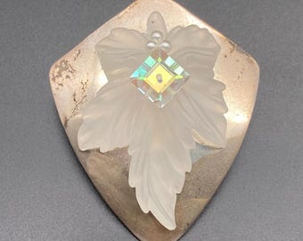 Circa Elegant Art スターリングシルバー 925 リーフ リボン付き