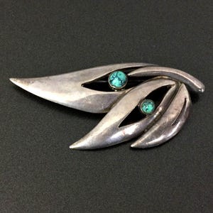 Vintage Taxco Mexico Mexican Tono Piedra Negra T52 Sterling