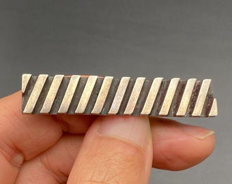 Vintage Mexico Sterling Silver Tie Clip