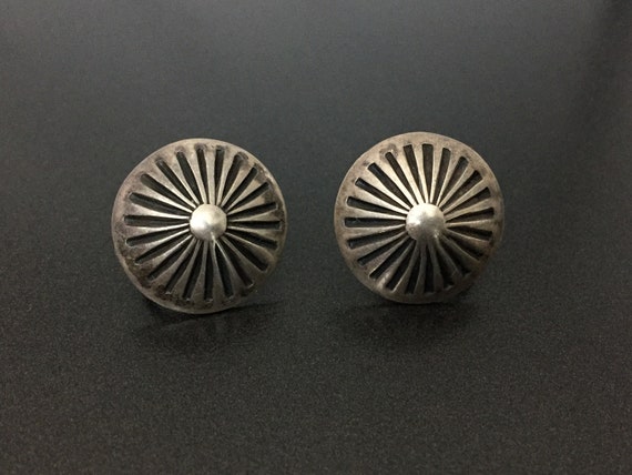 Vintage Southwestern Concho Sterling Silver Screw